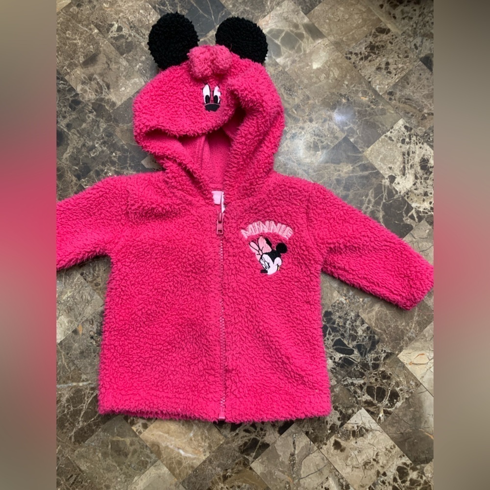 Disney teddy plush sweatshirt 3 months